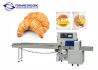 Van de het Hoofdkussenzak van het croissantbrood de Verpakkingsmachine met PLC Controlesysteem